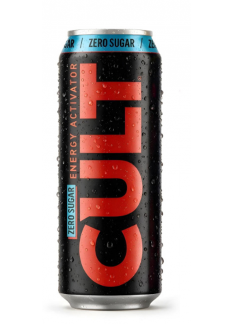Energ. gėr. CULT, ORIGINAL ZERO SUGAR, gaz., skard., 500 ml